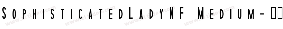 SophisticatedLadyNF Medium字体转换